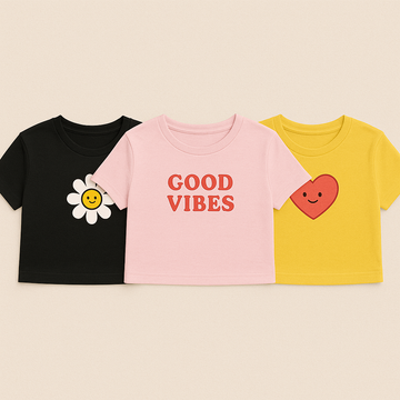 Women’s Pack of 3 Crop Top Bundle