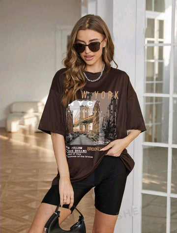 "Relaxed Elegance: Women's Oversized Tee"
