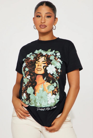 "Urban Chic: Stylish Street Wear Tees for Girls"
