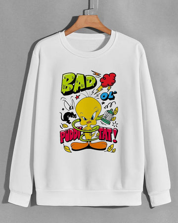 Bad Tweety Graphic Sweatshirt
