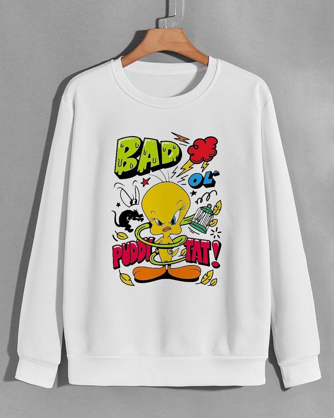 Bad Tweety Graphic Sweatshirt