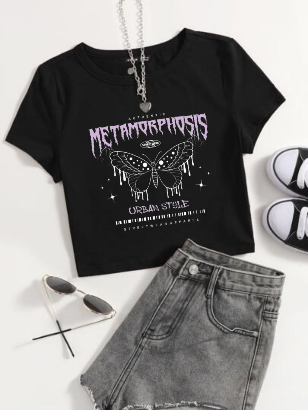 Chic Crops: girl's Must-Have Crop Tee Collection"