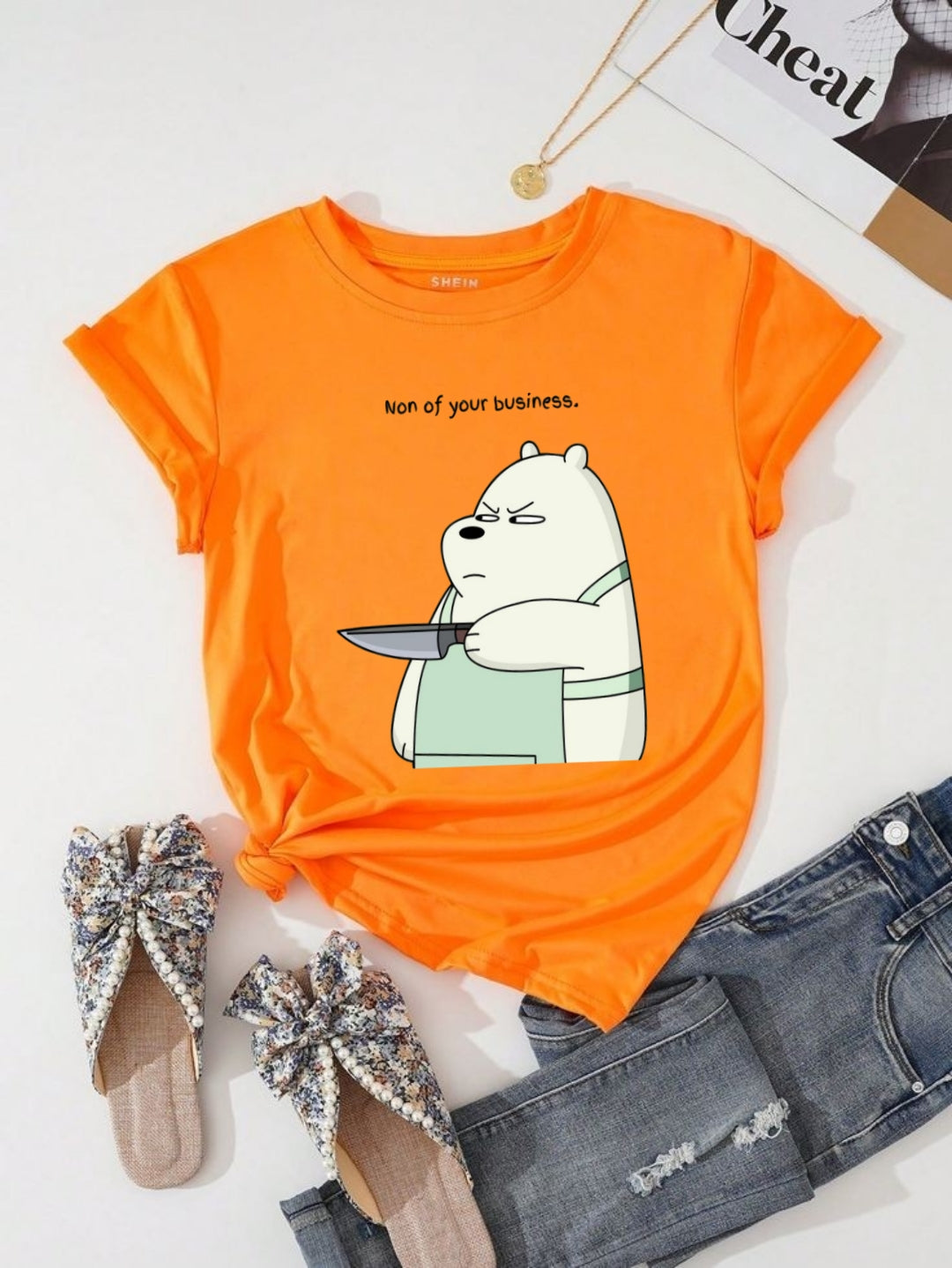 "Trendy Casual Tees for Girls - Comfort Meets Style!"