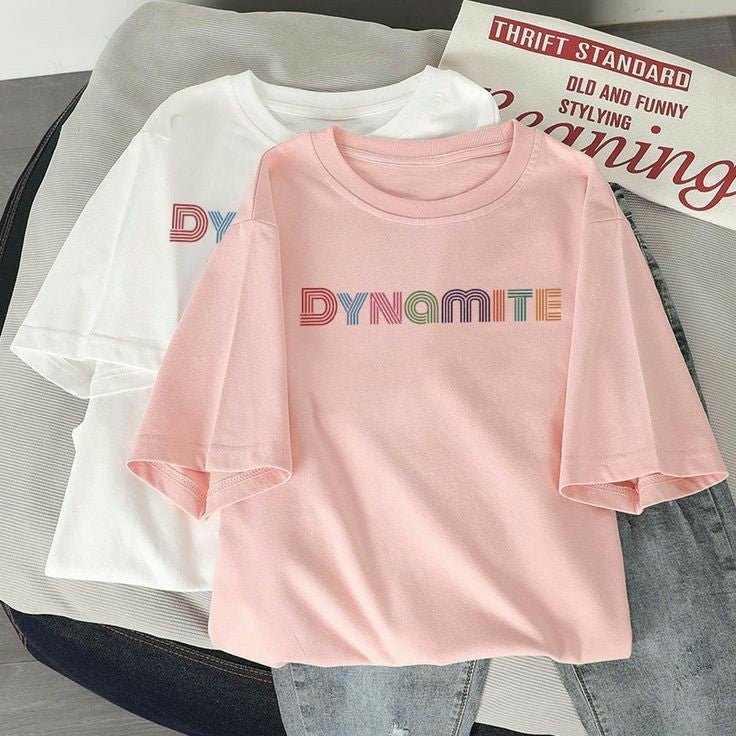 Dynamite Graphic Drop Shoulder Oversized T-shirt