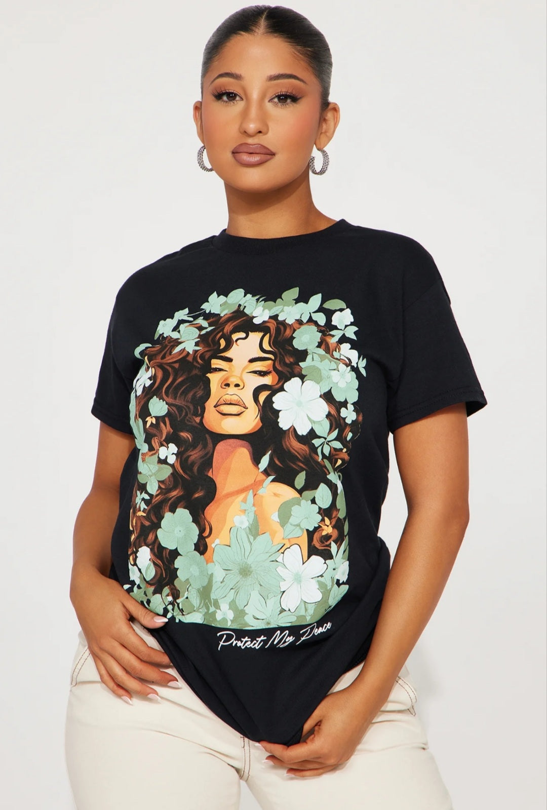 "Urban Chic: Stylish Street Wear Tees for Girls"