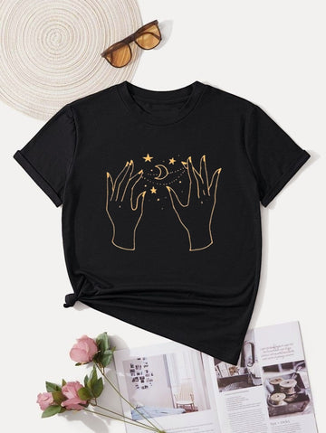 "Urban Chic: Stylish Street Wear Tees for Girls"