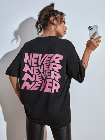 "Effortlessly Cool: Oversized Streetwear Tees for Trendsetting Girls"