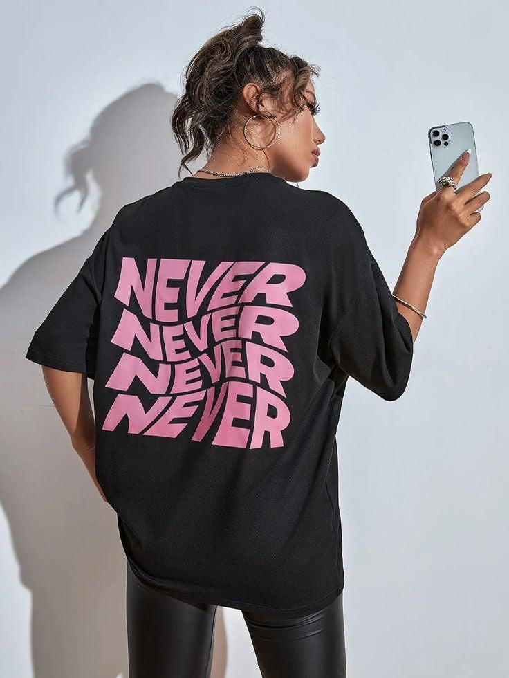 "Effortlessly Cool: Oversized Streetwear Tees for Trendsetting Girls"