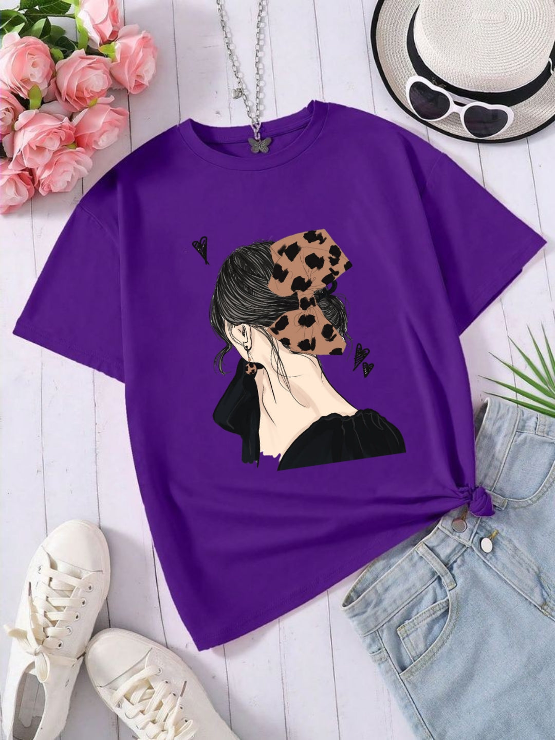 "Trendy Casual Tees for Girls - Comfort Meets Style!"