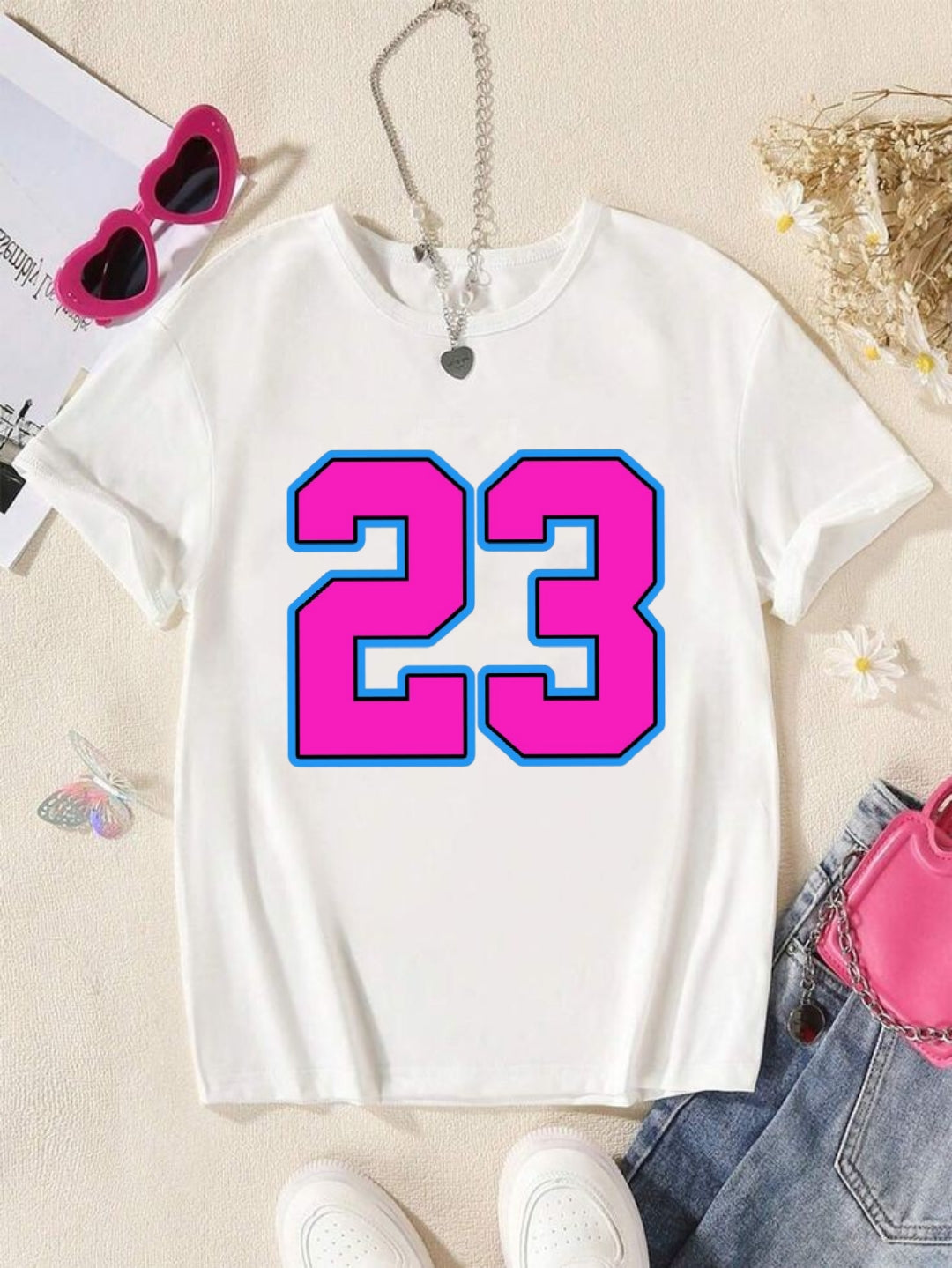 "Trendy Casual Tees for Girls - Comfort Meets Style!"